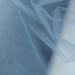 Dusty Blue TULLE NET FABRIC 54″ wide x 40 yards Bolt Crafts Sewing Put-up