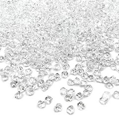 Fake Ice Rocks – 5000 pcs 5x7mm Acrylic Ice Cubes Plastic – 5x7mm