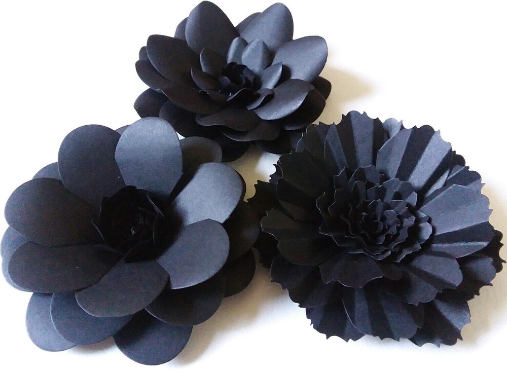 Paper Flowers 3-D Handcrafted Wedding Party DIY Decor Craft Frames Nursery Wall