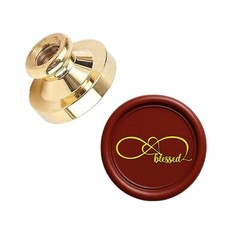 Christian Wax Seal Stamp Head 25mm Brass – Cross, Jesus Fish, God Bless