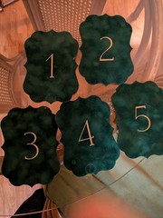 Table Numbers 1-5