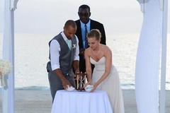 The Newport Wedding Unity Sand Ceremony Hourglass by Heirloom Hourglass