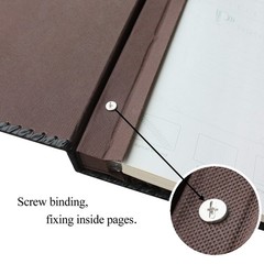 Photo Album Book, Family Album Self Adhesive Scrapbook, Leather Cover, Holds …