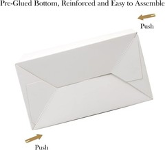 30-Pack Eco-Friendly White Party Favor Boxes – Perfect for Any Celebration
