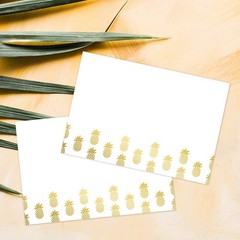 Great Papers! Golden Pineapples Thank You Card, 4.875″ x 3.375″, 50 count