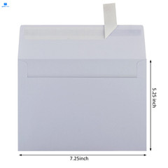 50 Pack White Envelopes – 5 x 7 Inch, A7, Card, Invitation & 5X7,