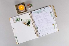 Wedding Planner & Organizer – Floral Gold Edition – Diary Engagement Gift Book