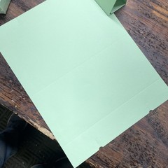 Light Green Blank Table Place Cards Name Table Tent Signs approx 160