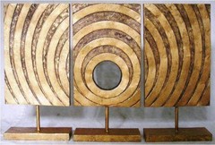 Tabletop Centerpiece in Italian Gold, Three Pieces