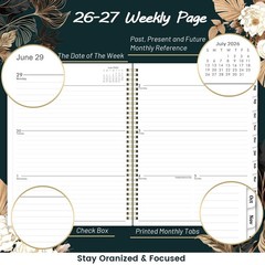 2026-2027 Planner – 9″ x 11″, 2026-2027 Weekly & Monthly Planner, JUL.2026 – …