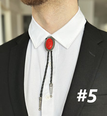 Custom Bolo Tie for Men – Western Cowboy Necklace, Personalized Gift