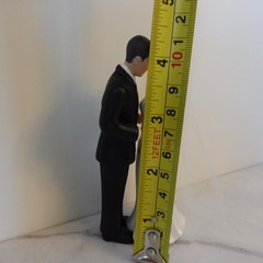 New Bride and Groom Wedding Cake Topper Figure Man Woman Couple Decoration Set