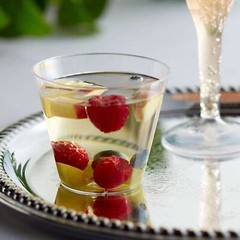 25 pk 9 oz Plastic CLEAR Tumbler CUPS Disposable Tableware Party Wedding SALE