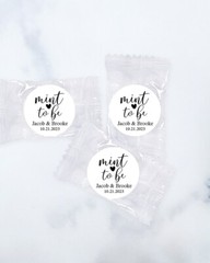 Mint to Be Wedding Stickers, Wedding Mint Favor Stickers, 108 Qty, Bridal Labels