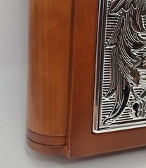 Lenox Wedding Promises Book Shelf Album Wood & Silver Tone for 160 Photos
