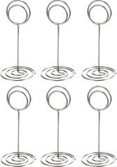 24 Pack 3.35 Inch Table Number Holder Place Card Wire Photo Holder Picture Name