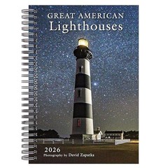 2026 Planner, Weekly & Monthly 16-Month Planner Great American Lighthouses