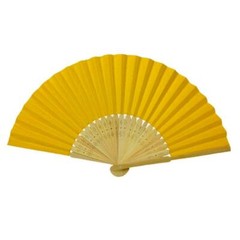 PAPER HAND FAN 8.25″ Color Choice GOOD QUALITY Bamboo Folding Pocket Purse NEW