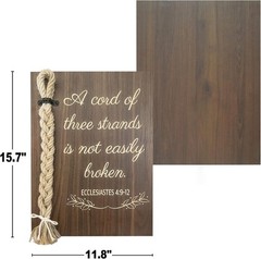 God’s Knot Cord of Three Strands Wedding Sign – A Unique Unity Ceremony Piece