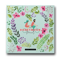 Honeymoon Travel Journal, Record-Book Trip Together, 8 x 8 inches, Hardcover