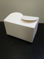 6 rectangle gift boxes bonbonierie weddings 15x8x10.5cm white or kraft cake box