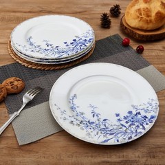 Mikasa Kaia Floral Bone China Dinner Plates Set Of 4 11 Inch