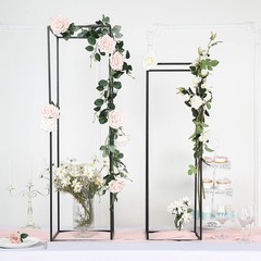 Balsa Circle 2 pcs 40-Inch tall Black Matte Metal Geometric 40″,