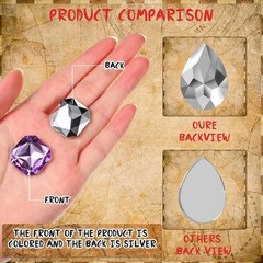 100 Pieces Toy Gems Pirate Treasure Jewels Fake Acrylic Gems Multicolor Bling Di