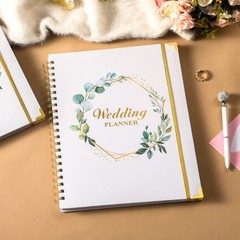 Wedding Planner – Book and 12″ x 9″ x 0.6″ inches, White