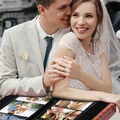Wedding Photo Album 4×6 Large Capacity Linen Cover Slip In 300 Photos