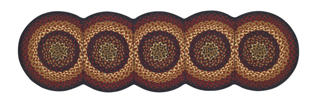 Park Designs Folk Art Braided Table Runner 15 X 54″ L