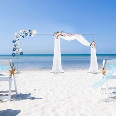 6M x 3M Heavy Duty Wedding Backdrop Stage Stand Pipe & Drape Kit Curtain Frame