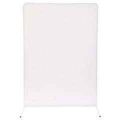 Wedding Backdrop Stand 1.5 × 2 m White Iron Frame Freestanding With Cloth Cover