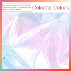 2 Pieces Iridescence White 2 (40″ x 108″ Rectangular),