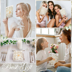 Fullhawl 100 Pcs Vellum Jackets Bulk for 5X7 Invitations Pre-Folded Wedding Vell