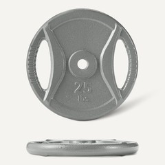 Retailer Basics 1-Inch Grip Weight Plates 25Lb Weights Single Ir91042-Rp-1X25Lb