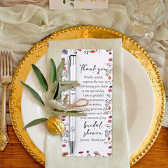 30 Sets Bridal Shower Favors for Guests Wedding Pens Bulk with Thank You Cards B