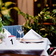 1-50 Double Sided Acrylic Table Numbers for Restaurant Wedding Party Banquets