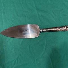 Treasure Masters Sheffield England Steel Wedding Cake Server Knife scrolls