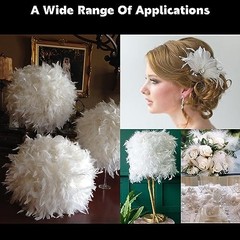 100Pcs White Goose Feathers – 3-5inches Natural White Feathers for DIY Crafts