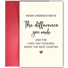 Goodbye Card for Coworkers Leaving – Heartfelt Farewell Card with Uplifting M…
