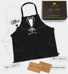 Wedding Gifts Engagement Gifts for Couples Mr and Mrs Aprons for Couples Gift…
