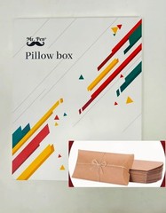 Mr. Pen Kraft Pillow Boxes, 6.3×3.4×1.3 in, 25 Pack with Jute Twines, Brown, NEW