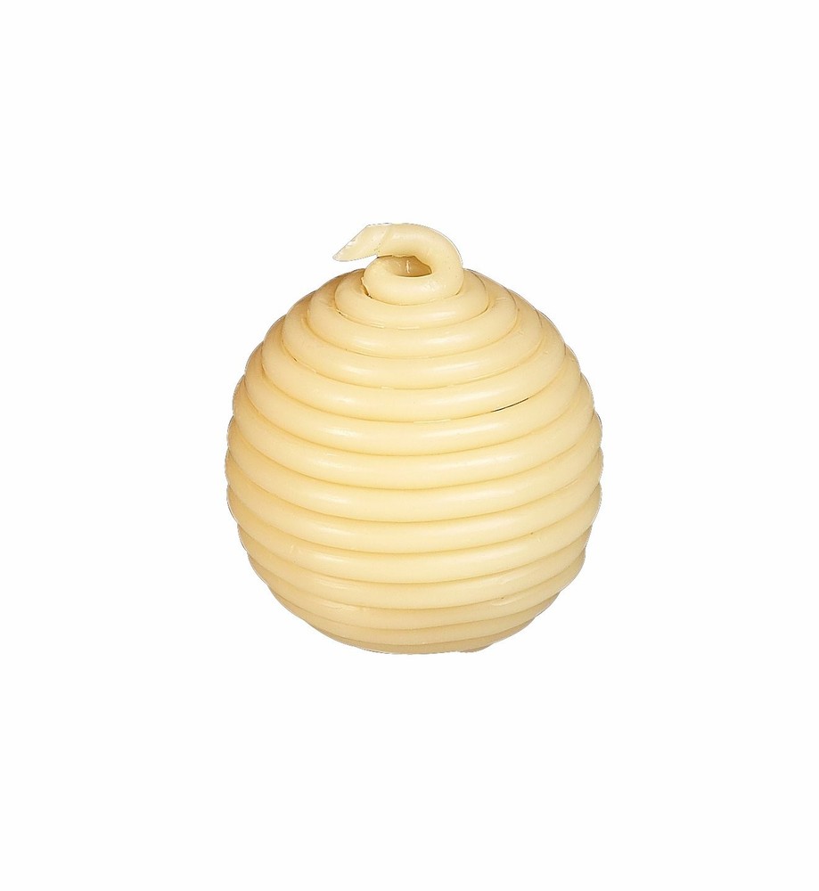 Candle By The Hour 60-Hour Round Candle Refill Eco-Friendly Natural Beeswax