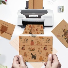 A7 Brown Kraft Envelopes Self Seal 100 Pack 120 GSM，Goefun A7-100 Pcs,