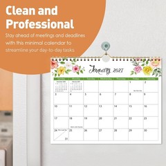 2026 Wall Calendar – 2026-2027 Calendar, 18 Month Calendar Runs from July 202…