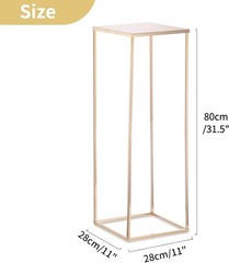 Stunning 31.5 Inch Gold Vases for Centerpieces – Ideal for Weddings & Events