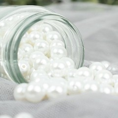 10 mm White FAUX PEARLS Loose Beads Wedding Party Crafts Decorations Fillers