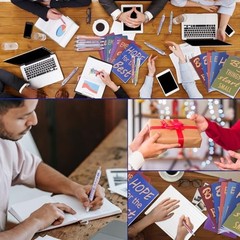 72 Pcs Inspirational Gifts Bulk Set,Motivational Notepads Ballpoint Pens with