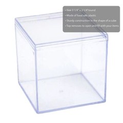 Clear Cube Box | Wedding Favor | Party Favor | DIY Craft | Candy Container